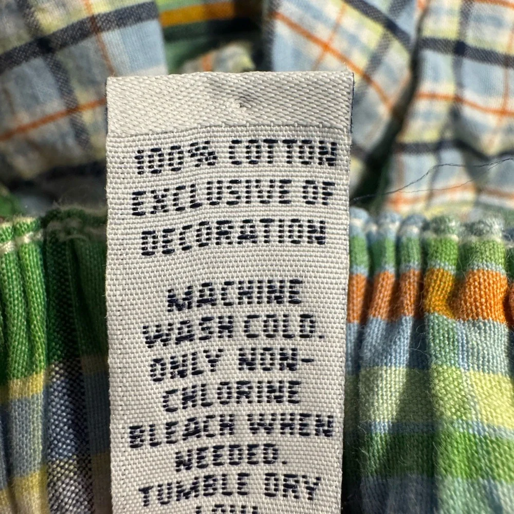 🔥5/$25🔥 GAP 12-18MOS BOY BABY/TODDLER LARGE PLAID PREPPY PANTS